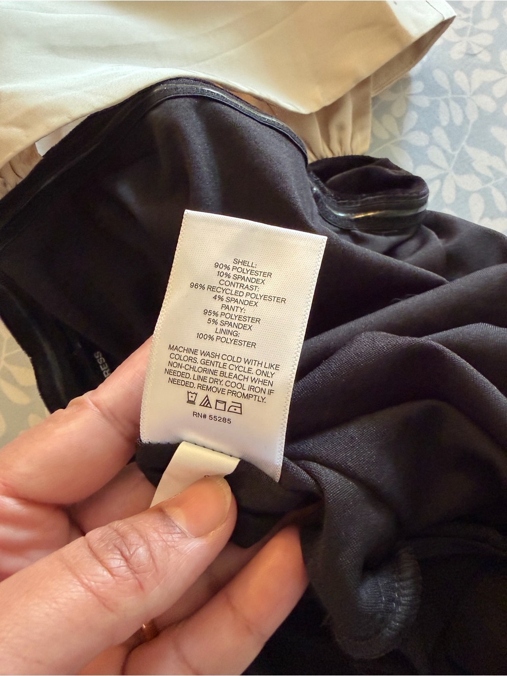 NWOT EXPRESS Velvet Square Neck Satin Rhinestone Bow Bodysuit Size Large - Picture 8 of 10